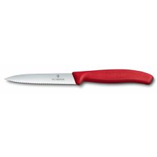 Кухонный нож Victorinox SwissClassic Paring, 10 см, с красн. ручкой