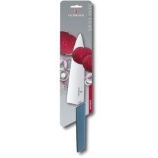 Кухонный нож Victorinox Swiss Modern Carving, 20 см, с син. ручкой, блистер