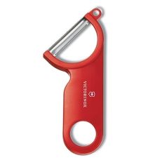 Овощечистка Victorinox Swiss гладкое лезвие, красная