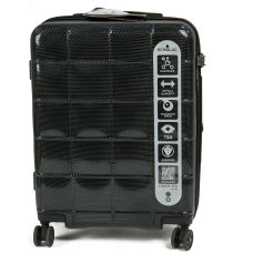 Валіза Echolac Square Pro Чорн. на 4 колесах S (47л,3,6кг) (42x55x23см)