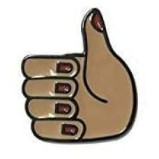 Значок Kipling Style-It Thumbs Up Pin Multicolor (3,5x3x0,15см)