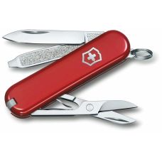 Ніж Victorinox Classic SD Colors Style Icon 58мм/7функ/червоний