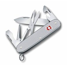 Нож Victorinox Pioneer X 93мм/9функ/рифл/серебристый