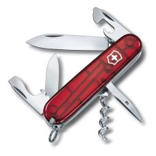 Нож Victorinox Spartan 91мм/12функ/прозрачный красный, блистер