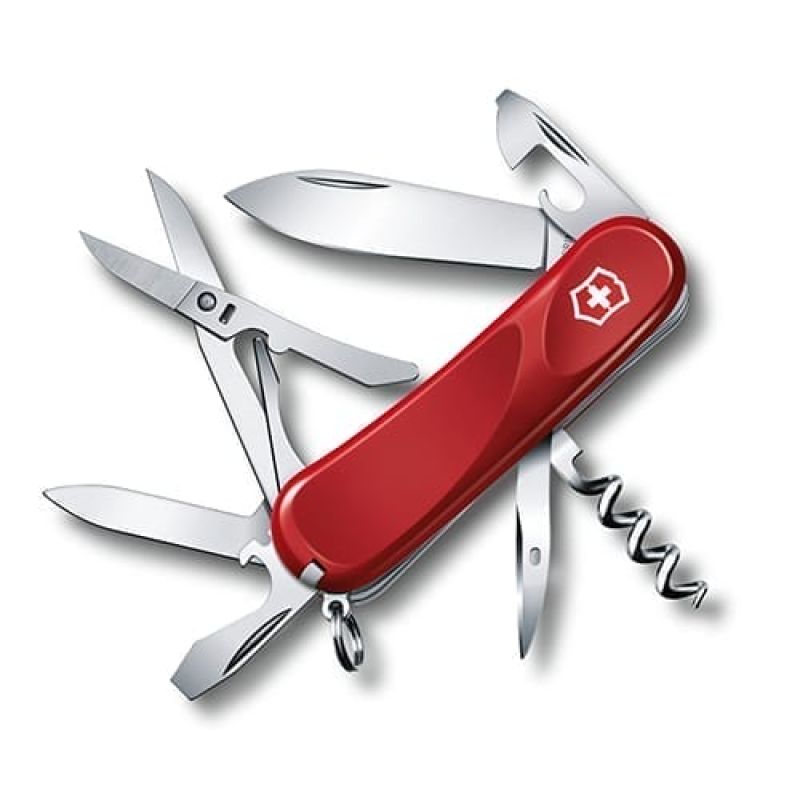 Нож Victorinox Evolution 14 85мм/14функ/красный