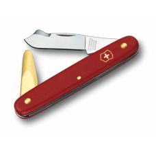 Нож Victorinox Budding Combi 2 садовый 100мм/3функ/матовый красный