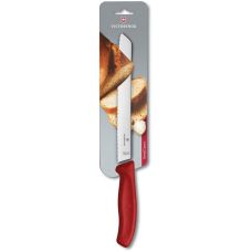 Кухонний ніж Victorinox SwissClassic Bread, 21 см, з червон. ручкою, блістер