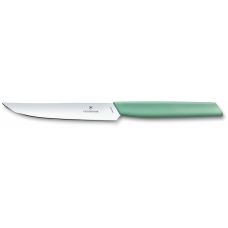 Кухонний ніж Victorinox Swiss Modern Steak, 12 см, з м'ятн. ручкою