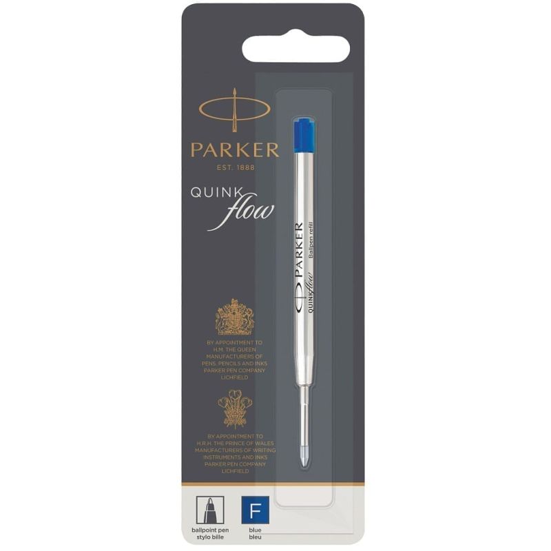 Стержень шариковый Parker QuinkFlow 10 231BLU син. блистер