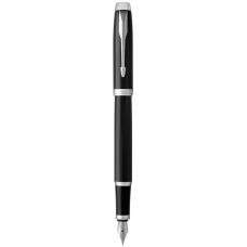 Ручка перьевая Parker IM 17 Black CT FP F 22 111 чёрного цвета, хром