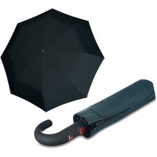 Парасоля складана Knirps T.260 Medium Duomatic Crook Handle Watson Aqua