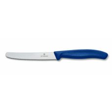 Кухонный нож Victorinox SwissClassic Tomato&Sausage Vx6.7832, 11 см, с син. ручкой