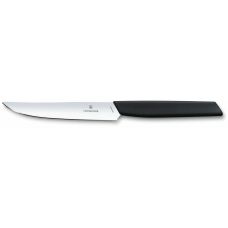 Кухонный нож Victorinox Swiss Modern Steak 6.9003.12, 12 см, для стейка, с черн. ручкой
