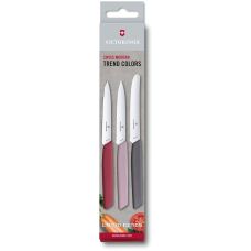 Набір кухонний Swiss Modern Paring Set 3шт з кольоровими ручками (3 ножа) в подар. упак. (Lim.Ed. 2022)