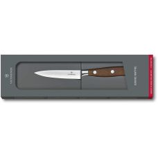 Кухонный нож Victorinox Grand Maitre Wood Kitchen, 10 см, с дерев. ручкой, в подарочной упаковке