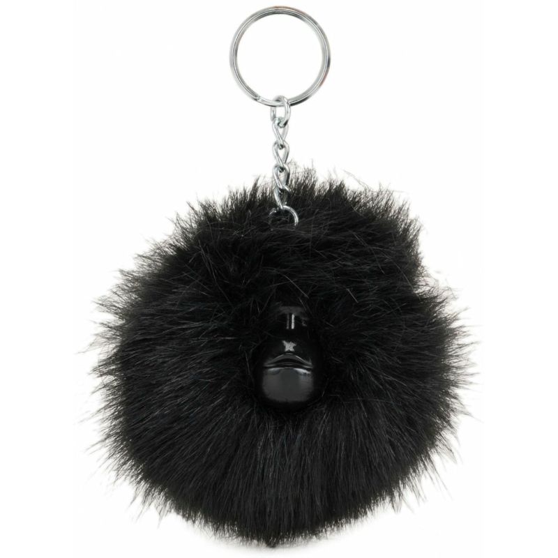 Брелок Kipling Style-It Pompom Monkey True Black Чорн. (11x8x7см)