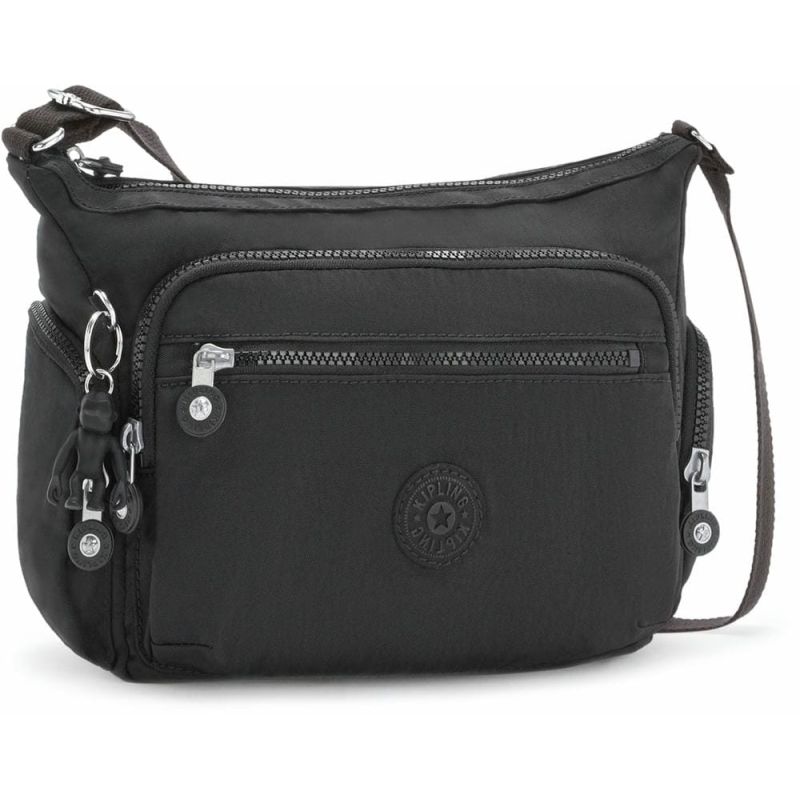 Сумка Kipling Basic Gabbie S Black Noir жіноча наплічна Чорн. (7л) (29x22x16,5см)