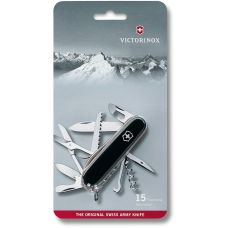 Ніж Victorinox Huntsman 91мм/15функ/чорний, блістер