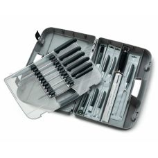 Набор кухонный Victorinox Fibrox Small Chef's Case с полотенцем, с черн. ручками, 14 пред, кейс