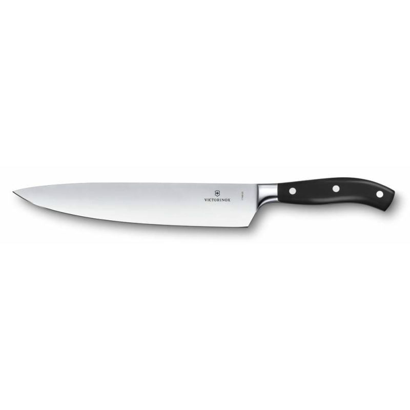 Кухонный нож Victorinox Grand Maitre Chef's Vx7.7403.25G, 25 см, с черн. ручкой, в подар.упак.