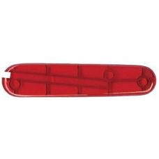 Накладка на ніж Victorinox без штопора, задня, 84 мм, прозора червона