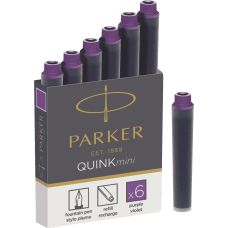Картриджи Parker Quink мини/6 шт, фиолетовые