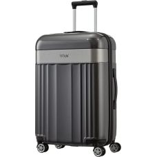 Валіза Titan Spotlight Flash на 4 колесах M Сір. (69л,3,5кг) (45x67x27см)