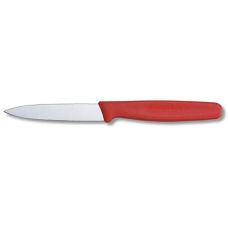 Кухонный нож Victorinox Paring, 8 см, с красн. ручкой