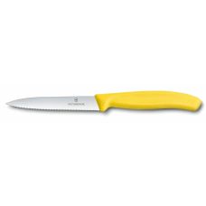 Кухонний ніж Victorinox SwissClassic Paring, 10 см, з жовт. ручкою