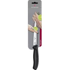 Кухонный нож Victorinox SwissClassic Filleting Flex, 16 см, гибкий, с черн. ручкой, блистер