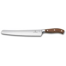 Кухонный нож Victorinox Grand Maitre Wood Bread 7.7430.26G для хлеба, 26 см, с дерев. ручкой, в подар.упак.