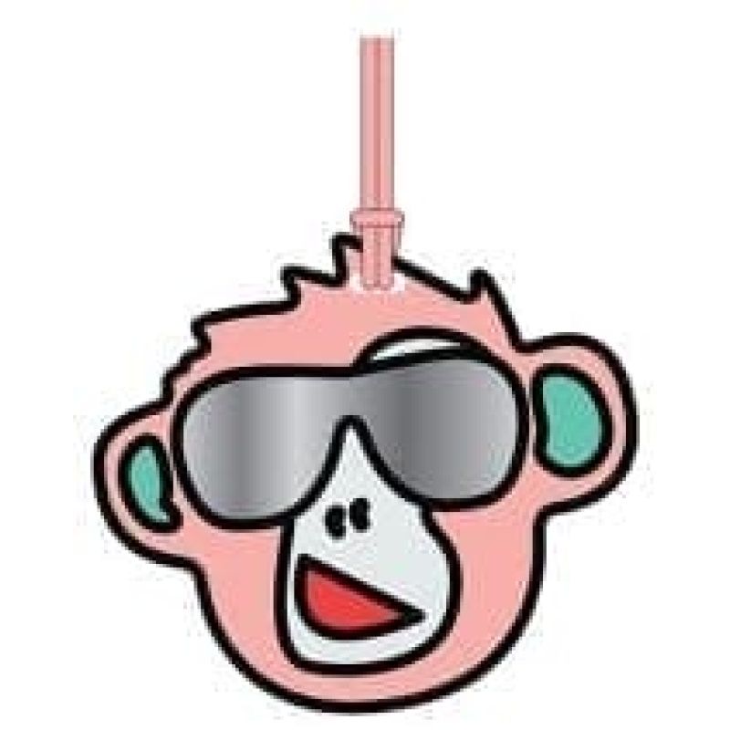 Брелок Kipling Style-It Monkey Fun Tag Peachy Pink Fun Рож .(12,2x9x0,5см)