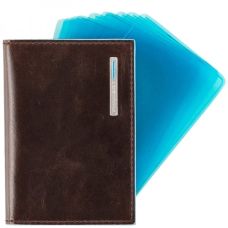 Кредитниця Піквадро Blue Square Коньяк (7,5x10,3x1,2)