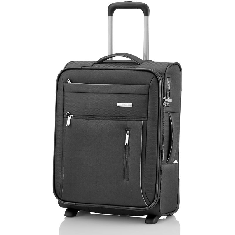 Валіза Travelite Capri на 2 колесах S exp. Чорн. (41/50л,2,7кг) (39x53x20/24см)