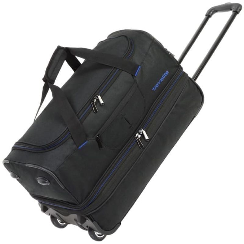 Дорожня сумка Travelite Basics на 2 колесах S exp. Чорн. (51/64л,2,3кг) (55x32/40x29см) Дорожня сумка Travelite Basics на 2 колесах S exp. Чорн. (51/64л,2,3кг) (55x32/40x29см)