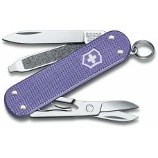 Нож Victorinox Classic SD Alox Colors Electric Lavender Vx0.6221.223G 58 мм/5 функций/фиол.