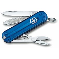 Ніж Victorinox Classic SD Colors Deep Ocean Vx0.6223.T2G 58 мм/7 функцій/син.прозор.