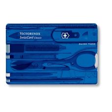 Ніж Вікторінокс Swisscard 82x54x4мм/10функ/син.прозор