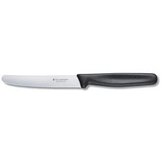 Кухонний ніж Victorinox Standard Tomato&Sausage, 11 см, з чорн. ручкою
