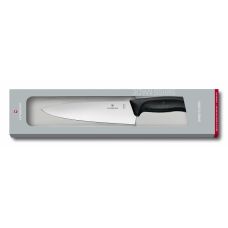 Кухонний ніж Victorinox SwissClassic Carving Vx6.8063.20G, 20 см, з чорн. ручкою, у подар.уп. Кухонний ніж Victorinox SwissClassic Carving Vx6.8063.20G, 20 см, з чорн. ручкою, у подар.уп.