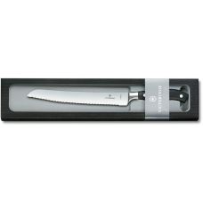 Кухонний ніж Victorinox Grand Maitre Bread, 23 см, з чорн. ручкою, в подарунковому пакуванні