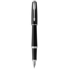 Ручка перьевая Parker Urban 17 Muted Black CT FP F 30 111 хром