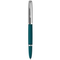 Ручка перова Parker Parker 51 Teal Blue CT 55 311 хром.