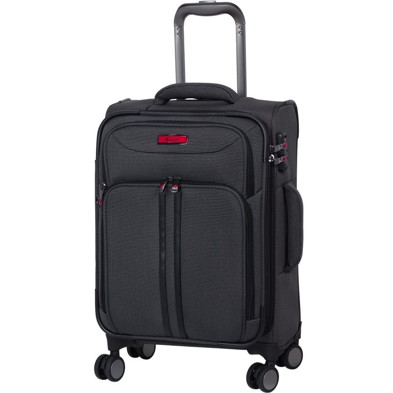 Валіза IT Luggage Applaud Grey-Black на 4 колесах S (41л,2,8кг) (36x58x23/28см)