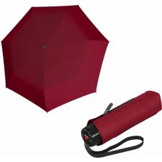 Парасоля складана Knirps T.020 Small Manual Dark Red UV Protection