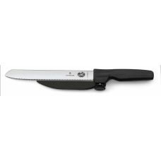 Кухонний ніж Victorinox DUX, 21 см, з напрямною, з чорн. ручкою