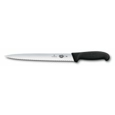 Кухонний ніж Victorinox Fibrox Slicing, 25 см, з чорн. ручкою