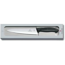 Кухонный нож Victorinox SwissClassic Carving Vx6/8003.19G, 19 см, с черн. ручкой, в подар.упак.