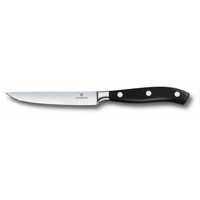 Кухонный нож Victorinox Grand Maitre Steak Vx7.7203.12G, 12 см, с черн. ручкой, в подар.упак.