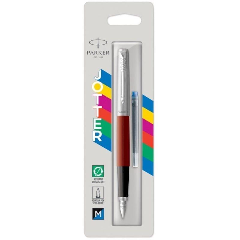Ручка перова Parker Jotter 17 Original Red FP М 15 716 блістер Ручка перова Parker Jotter 17 Original Red FP М 15 716 блістер